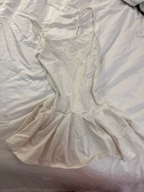 bp White Spaghetti Strap Mini Dress